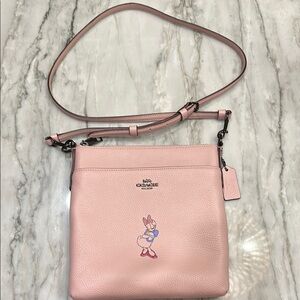 Coach Disney Daisy Duck Pink Crossbody Bag